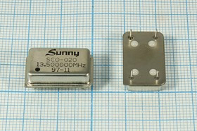 Кварцевый генератор 13.5МГц 5В, HCMOS/TTL в корпусе FULL=DIL14, гк 13500 \\FULL\T/CM\5В\ SCO-020\SUN Кварцевый генератор 13.5МГц 5В, HCMOS/TTL в корпусе FULL=DIL14, гк 13500 \\FULL\T/CM\5В\ SCO-020\SUN