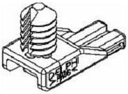 15358639, Automotive Connectors MOUN ATTCH CLIP CONN GRA MD NAIL