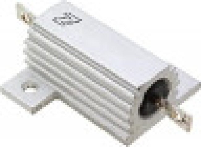 THS255R1J, 5.1 25W Wire Wound Chassis Mount Resistor THS255R1J ±5%