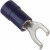 0191210028, Flanged Spade Tongue Terminal 14-16AWG Copper Blue 20.2mm Electro Tin InsulKrimp™ Bag