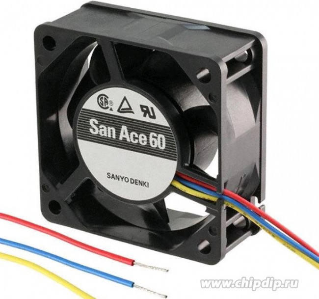 9G0624P4S001, DC Fans DC Axial Fan, 60x60x25mm, 24VDC, High Performance, Low Power, Tachometer, PWM
