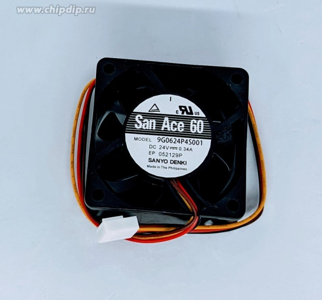 9G0624P4S001, DC Fans DC Axial Fan, 60x60x25mm, 24VDC, High Performance, Low Power, Tachometer, PWM