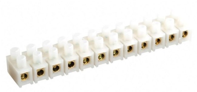 UZV3-100-25, Зажим винтовой ЗВИ-100 10-25мм2 12пар IEK