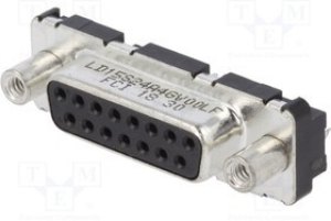 LD15S24A4GV00LF, D-Sub Standard Connectors Dsub S/S STB 15 Sock LF