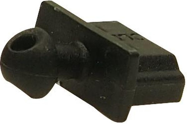 CP30292, Dust Cover, USB 2.0/3.0 Type-A Feedthrough Connectors, Black