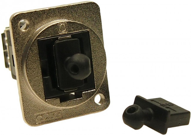 CP30292, Dust Cover, USB 2.0/3.0 Type-A Feedthrough Connectors, Black