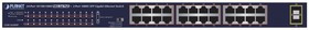 Коммутатор PLANET 19" 24-Port 10/100/1000T 802.3at POE + 2-Port 1000X SFP Unmanaged Gigabit Ethernet Switch (220W) Коммутатор PLANET 19" 24-Port 10/100/1000T 802.3at POE + 2-Port 1000X SFP Unmanaged Gigabit Ethernet Switch (220W)