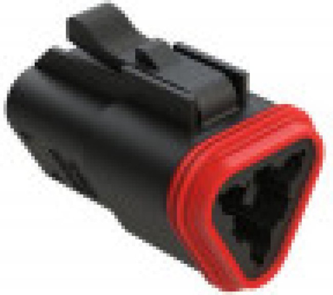 AT06-3S-RD01BLK, AT Cable connector Socket 3 Way, Crimp Termination AT06-3S-RD01BLK, AT Cable connector Socket 3 Way, Crimp Termination