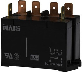HE2AN-DC24V, Реле питания, DPST-NO, 24 В DC, 25 А, HE Series, Панель, Без Защелки