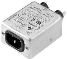 05DKDG3S, AC Power Entry Modules General Purpose Filter, 115/250VAC, 5A, Chassis, N/A-Lug
