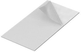 40111005, Thermally Conductive Material, Silicone, 1 W/m.K, 100 mm L x 100 mm W x 0.5 mm T