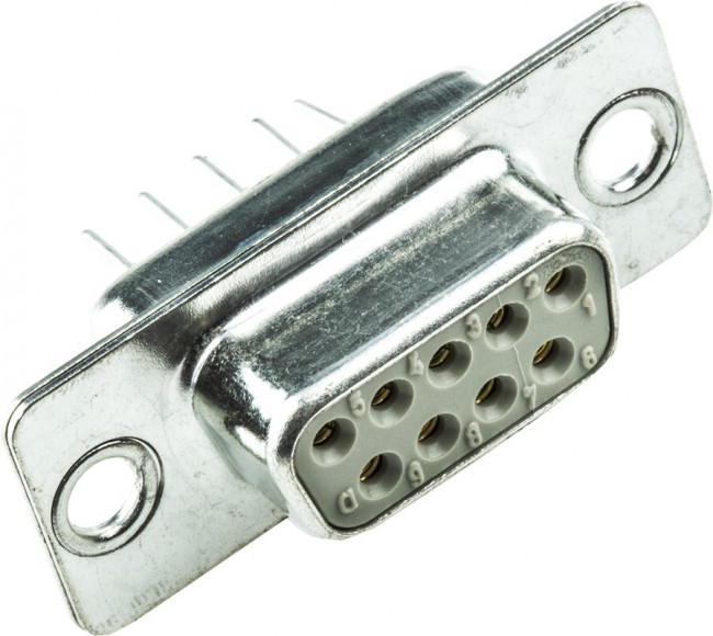 09670094754, D-Sub Standard Connectors DSUB 9-POLE FEMALE STRAIGHT
