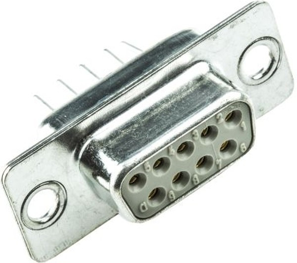 09670094754, D-Sub Standard Connectors DSUB 9-POLE FEMALE STRAIGHT