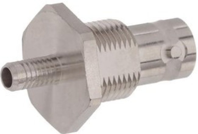 R141331500, RF Connectors / Coaxial Connectors BNC / STRAIGHT BULKHEAD JACK PANEL SEAL REAR MOUNT CRIMP TYPE - CABLE 2.6/50 S