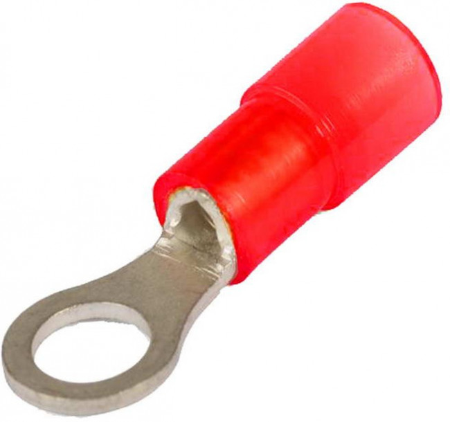 57904, Наконечник кабельный кольцевой изолированный НКИ(н) 1.5-4 серия ПРОФИ (КВТ) 57904, Наконечник кабельный кольцевой изолированный НКИ(н) 1.5-4 серия ПРОФИ (КВТ)