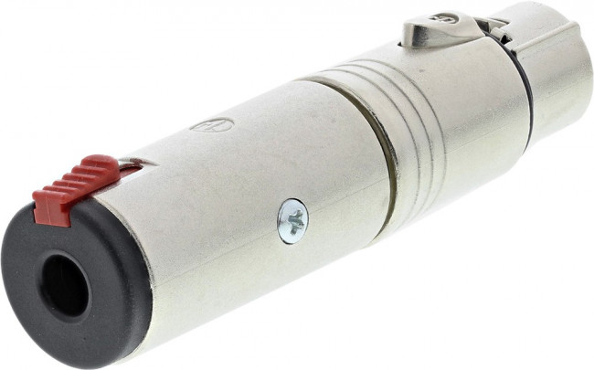 NTR-NA3FJ, "ADAPTER XLRF 3POLE 1/4"" JACK"