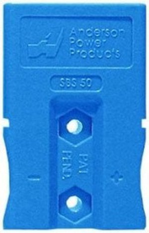 SBS50BLU-BK, Heavy Duty Power Connectors SBS50 2P HOUSING ONLY, BLUE - BULK SBS50BLU-BK, Heavy Duty Power Connectors SBS50 2P HOUSING ONLY, BLUE - BULK