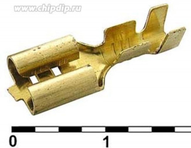 Клемма ножевая неизолированная DJ622-D6.3B