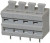 TBL009V-500-04GY-2GY, Fixed Terminal Blocks Terminal block, screwless, 5.00, Vertical, 4, Gray w Gray Button