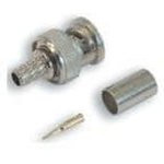 5-1634500-3, Разъем РЧ / Коаксиальный, BNC Коаксиальный, Прямой Штекер, Обжимной, 50 Ом