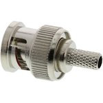 5-1634500-3, Разъем РЧ / Коаксиальный, BNC Коаксиальный, Прямой Штекер, Обжимной, 50 Ом