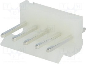 A3960WV-05P, Гнездо, провод-плата, "папа", 3,96мм, PIN: 5, THT, 250В, 7А, луженые