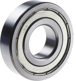 6306-2Z Single Row Deep Groove Ball Bearing- Both Sides Shielded 30mm I.D, 72mm O.D