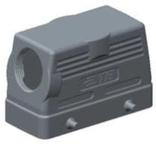 T1210160121-000, Разъем для тяжелых условий, PG21, Hood, Side Entry, Корпус из Сплава Алюминия, 2 Рычага, H16B T1210160121-000, Разъем для тяжелых условий, PG21, Hood, Side Entry, Корпус из Сплава Алюминия, 2 Рычага, H16B