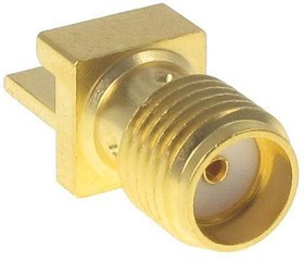 142-0761-851, RF Connectors / Coaxial Connectors PCB JACK GOLD 50 OHM .062" EDGE MOUNT SQ