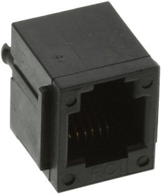 90512-001LF, Conn Modular Jack F 6 POS 2.54mm Solder ST Thru-Hole 6 Terminal 1 Port Cat 3 Tube