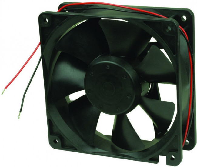08015SS-24N-AL-00, DC Fans DC Tubeaxial Fan, 80x80x15mm, 24VDC, 33.9CFM, Rib, Sleeve, 3 Wire, Lock Sensor