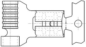 19009-0010, Terminals QUICK DISCONNECT FLG 16-14 AWG