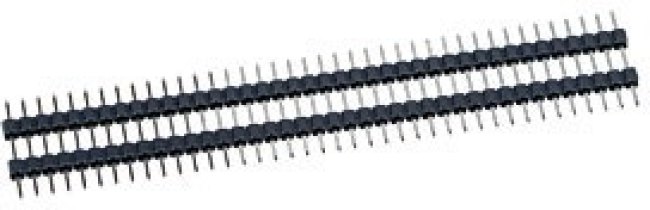 PLH-40 4.5x4.5, межплатный соединитель 2.54мм 1х40 4.5x4.5мм (L-KLS1-218-1-40- S-4.5*4.5*19.4)