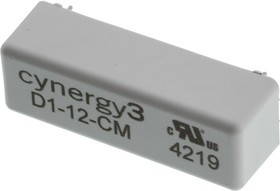 D1-12-CM, REED RELAY, SPDT, 12VDC, 3A, THT