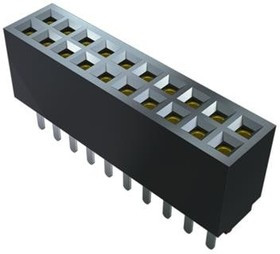 SMM-122-02-S-D, Board to Board &amp; Mezzanine Connectors Low Profile Socket Strips, 2.00 mm Pitch