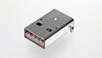 1734028-1, USB Connectors Plg R/A SMT Post 1.1 1734028-1, USB Connectors Plg R/A SMT Post 1.1
