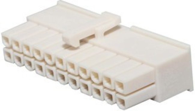 39-01-2225, Корпус разъема, Mini-Fit Jr. 5557, Гнездо, 22 вывод(-ов), 4.2 мм