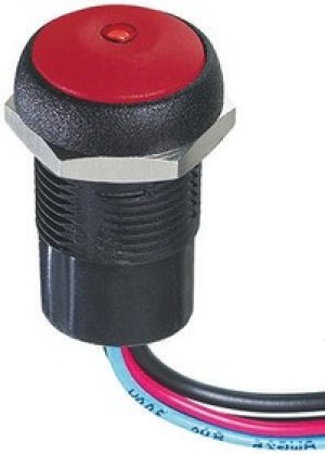 IRR3F462LOS, Illuminated Push Button Switch, Momentary, Panel Mount, 14.8mm Cutout, SPST, Red LED, 250V ac, IP67 IRR3F462LOS, Illuminated Push Button Switch, Momentary, Panel Mount, 14.8mm Cutout, SPST, Red LED, 250V ac, IP67