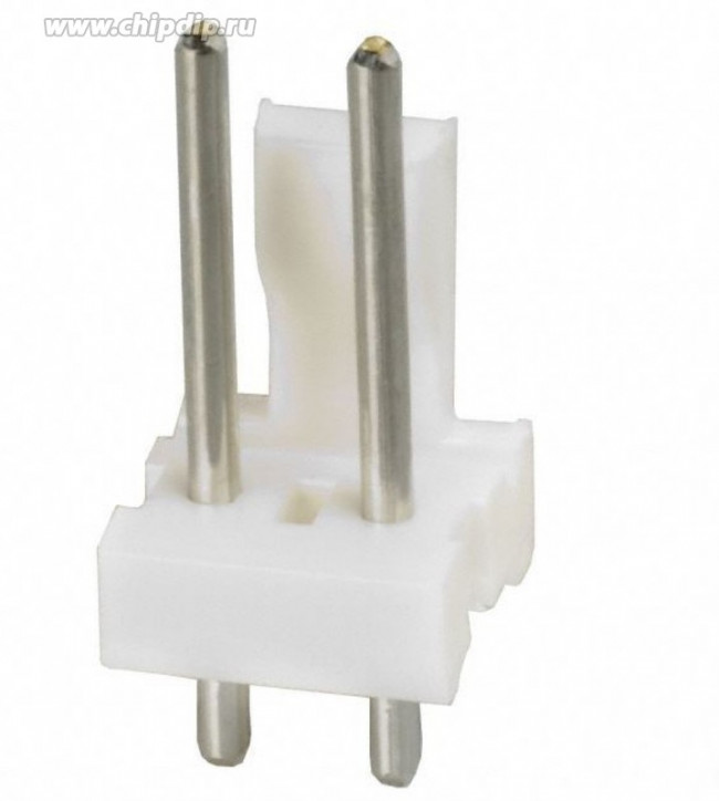 640388-2, Headers &amp; Wire Housings FRCTN LK HDR STR 2P Round post tin