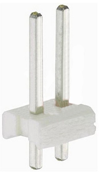 640388-2, Headers &amp; Wire Housings FRCTN LK HDR STR 2P Round post tin