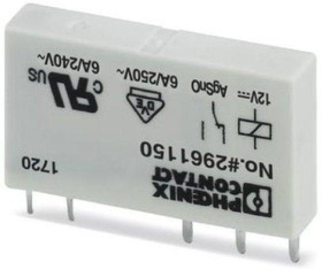 REL-MR- 12DC/21, Реле питания, SPDT, 12 В DC, 3 А, REL-MR, Сквозное Отверстие