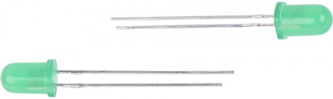 L-7113GD, Светодиод 5мм/зеленый/ 568нм/15-30мкд/30°