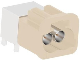 FM2-NBRP-PCB-1, RF Connectors / Coaxial Connectors FAKRA RA PCB-PLG T/H KEYCODE B