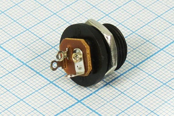 Разъем питания DC розетка , 2.1D5.5, 3C, на блок М13, DJK-03A