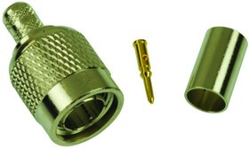 122111, RF/COAXIAL, TNC PLUG, STRAIGHT, 75 OHM, CRIMP