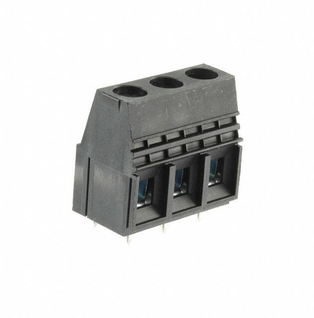 1-1986660-3, Fixed Terminal Blocks 3 Posn Power Conn Black 10.16mm