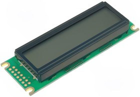 RC1602D-FHY-ESX, Дисплей: LCD, алфавитно-цифровой, FSTN Positive, 16x2, зеленый