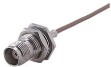 24_TNC-50-3-21/133_NE, RF Connectors / Coaxial Connectors TNC straight bulkhead cable jack(f)