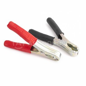 BAT/CLM-002, Зажим - крокодил 16 см 50 А черный и красный 2 шт. Autoprofi