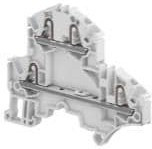 ZK2.5-D2-BL, DIN Rail Terminal Blocks Aut SNK PI-Spring